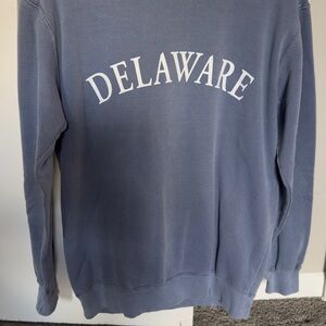 Comfort Colors Delaware Crewneck Sweatshirt - Slate Blue